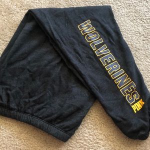 Pink Michigan Joggers